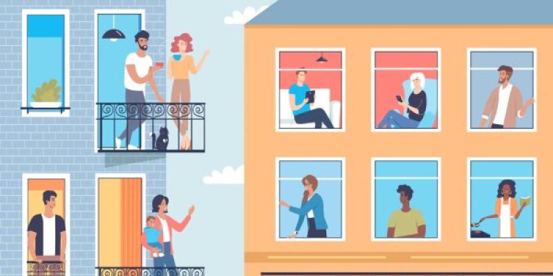 Comunidad de vecinos / Pixabay Infografía de una comunidad de vecinos