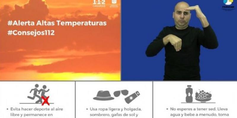 Consejos de autoprotección en lengua de signos