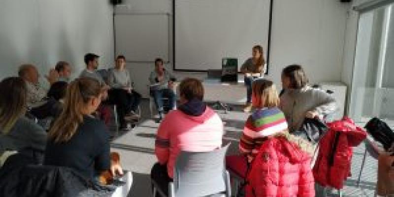 Taller de lectura organizado por la Asociación Down Navarra 