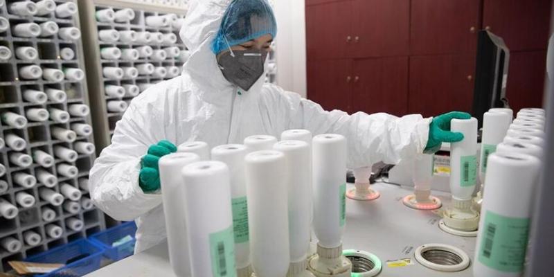 Una investigadora en una laboratorio. EFE