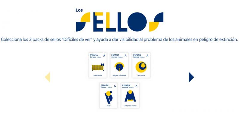 Correos Colección de los sellos de Correos