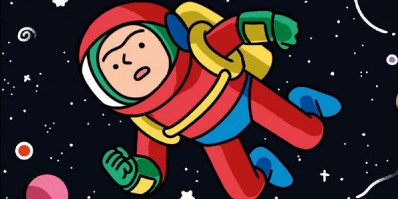 Comic infantil 'Cosmo en el espacio'/ RTVE Ilustración del cómic infantil de Javi de Castro