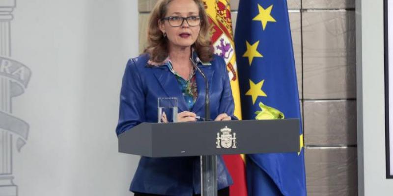 Vicepresidenta económica, Nadia Calviño. Economía prevé una salida de la crisis del coronavirus en V asimétrica | Imagen: El Plural