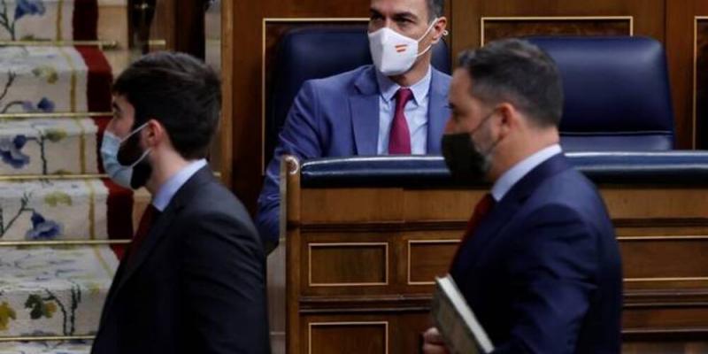 Imagen de los líderes de Vox y PSOE/Diario de Burgos Los españoles culpan a Vox y PSOE de la crispación política