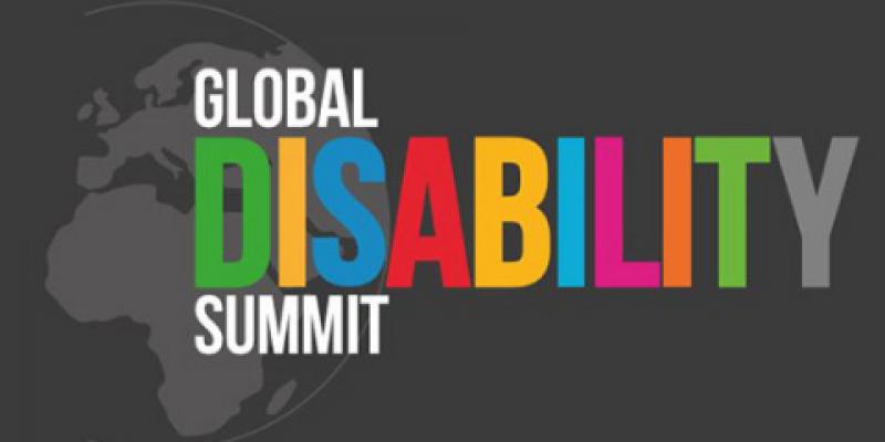 Logo de la Cumbre Mundial sobre Discapacidad 2022