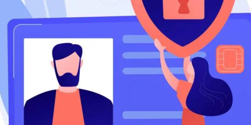 Imagen de un dibujo del DNI/Gesdata Protección de los datos personales en el DNI