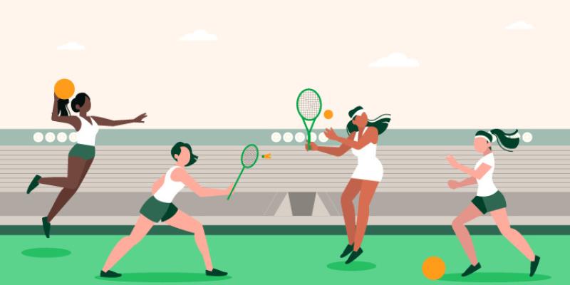 Imagen de una representación del deporte femenino/Iberdrola Iniciativa en Navarra para el deporte femenino