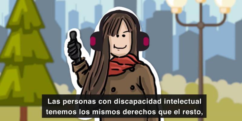 Plena Inclusión Dibujo de una chica