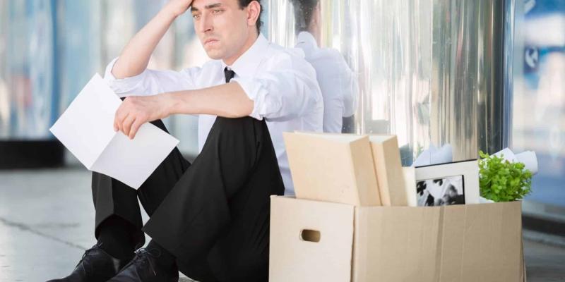 Desempleo / HacerFamilia Hombre desempleado