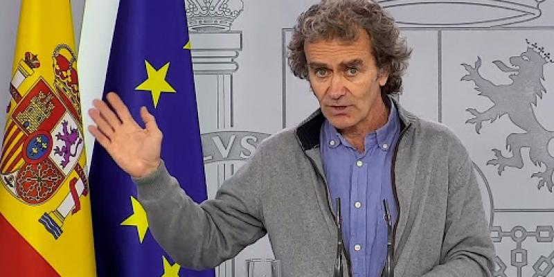 El director del Centro de Emergencias y Alertas de Sanidad, Fernando Simón. El Gobierno marca la desescalada en España a tres velocidades.