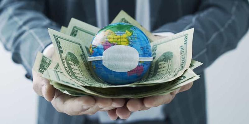 Imagen de una representación de la deuda pública en pandemia/BBC El FMI pide mejorar la gestión de la deuda pública mundial