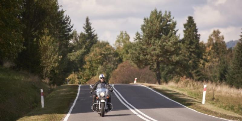 Moto en la carretera