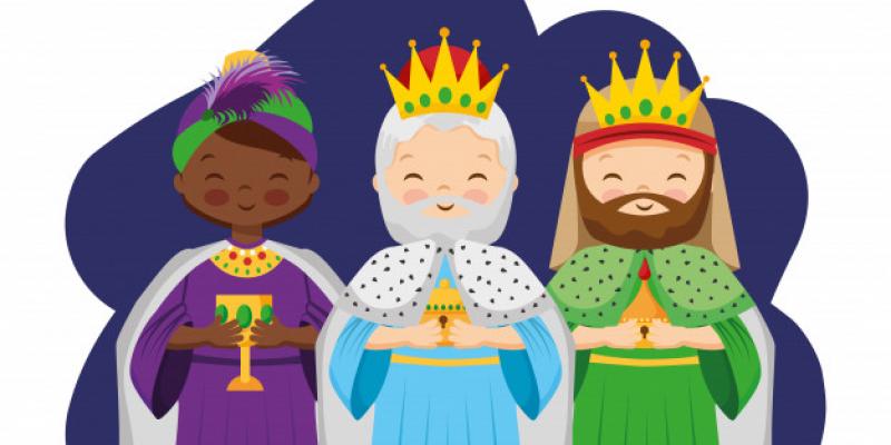 Los Reyes Magos como icono.