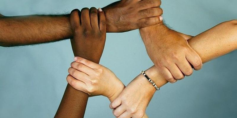 Pixabay Brazos de diferente color contra la discriminación