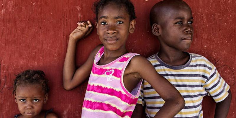 Discriminación racial / ONU Cuba Niños de raza negra