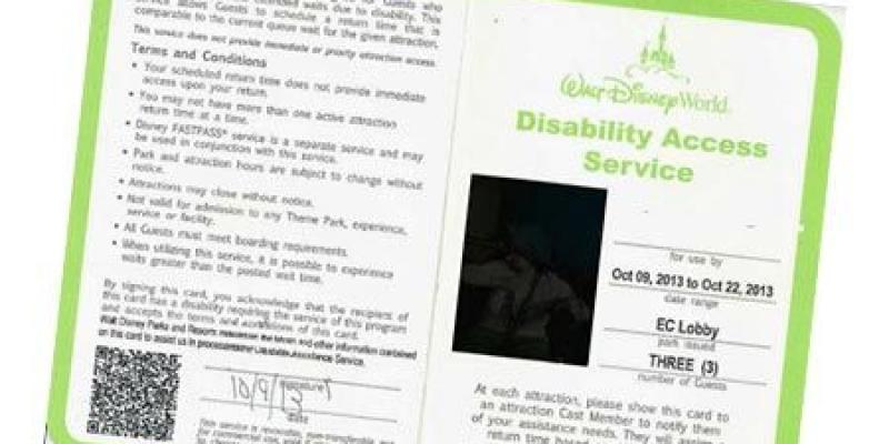 Disneyland Paris La tarjeta de acceso preferente para personas con discapacidad