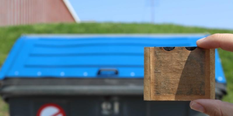 Ecodiseños de baterías | Foto del CSIC La batería diseñada por el CSIC y BCMaterials es reciclable con papel y cartón