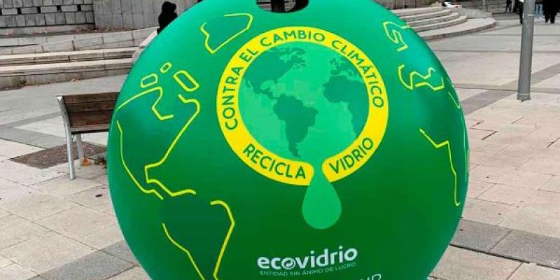 Ecovidrio Reciclado / Ecovidrio Contenedor verde de reciclado de vidrio