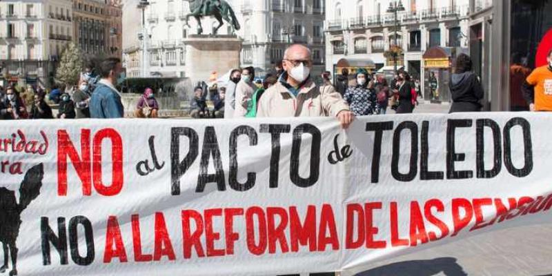 Protestas en Madrid por el Pacto de Toledo