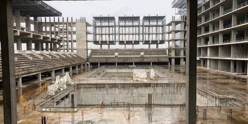 Madrid volverá a ser candidata para los Juegos Olímpicos de 2032. edificio olímpico