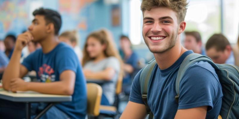 Estudiantes en clase | Foto de 123RF/molostock