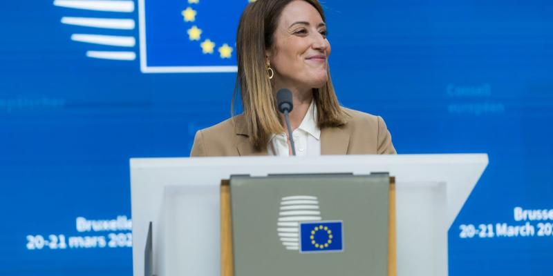 La presidenta del Parlamento Europeo, Roberta Metsola | Foto de la UE/ Daina Le Lardic para Servimedia La presidenta del Parlamento Europeo, Roberta Metsola | Foto de la UE/ Daina Le Lardic