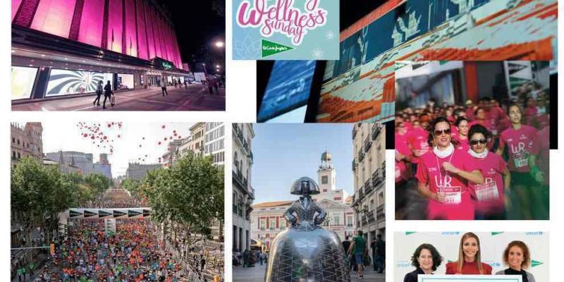 El Corte Inglés, comprometidos con la sociedad Collage realizado por El Corte Inglés que muestra varias de sus actividades para la sociedad en 2019