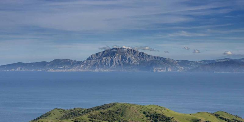 Imagen del estrecho de Gibraltar/La Residencia Tarifa Desafío por la ELA