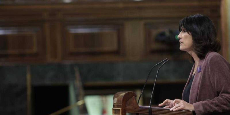 Pilar Calvo en una intervención en el Congreso | Foto de Junts para Servimedia Pilar Calvo en una intervención en el Congreso | Foto de Junts
