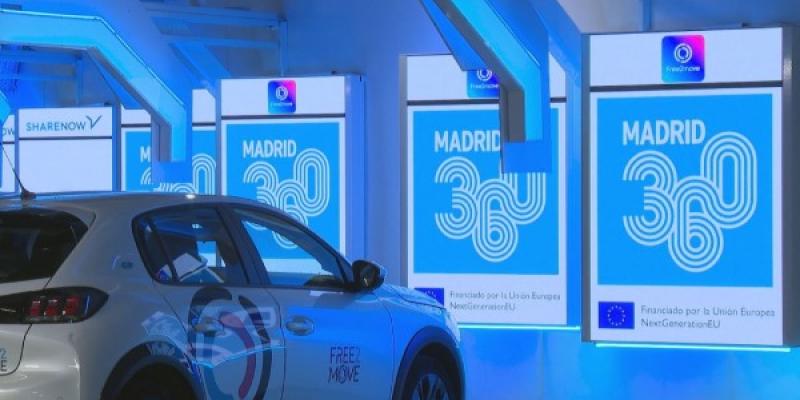 Así es la electrolinera de Canalejas/ Telemadrid La electrolinera de Canalejas