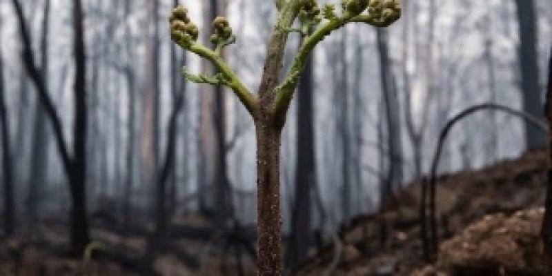 Brote tras los incendios de Australia 