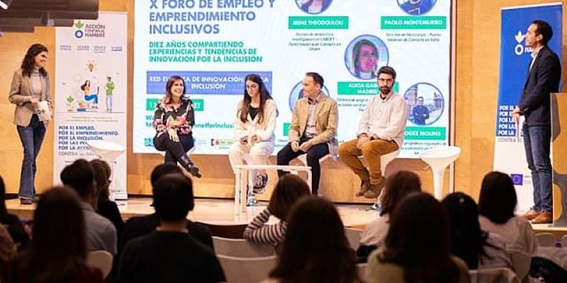 Imagen del acto del X Foro de empleo y emprendimientos inclusivo/Murcia.com X Foro de empleo y emprendimientos inclusivo