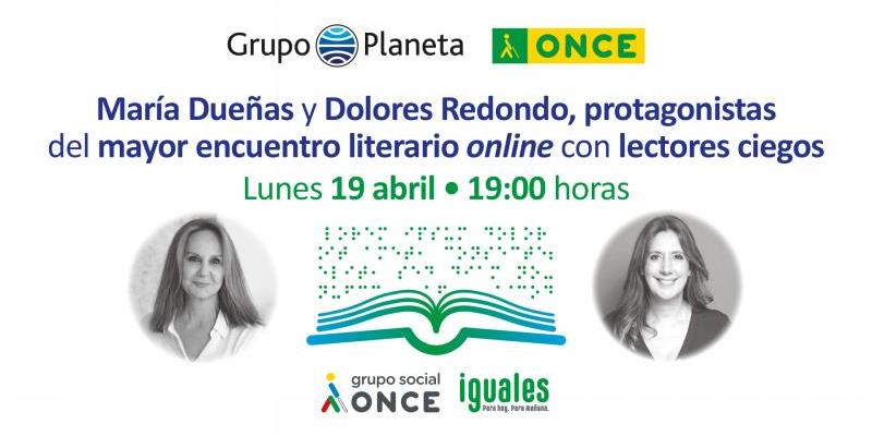 Cartel encuentro literario online