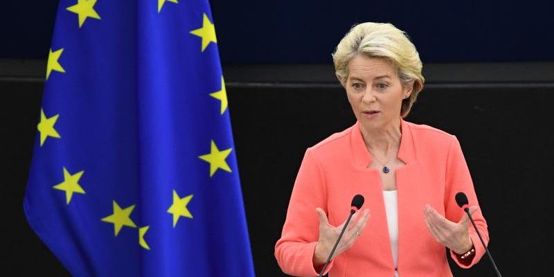 La presidenta de la Comisión Europea, Ursula von der Leyen