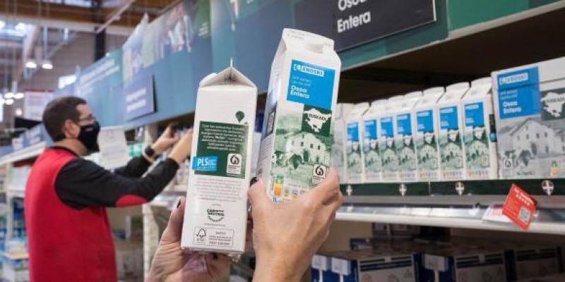 Eroski/ Supermercados Erokis Eroski y su envase sostenible y su sello de bienestar animal
