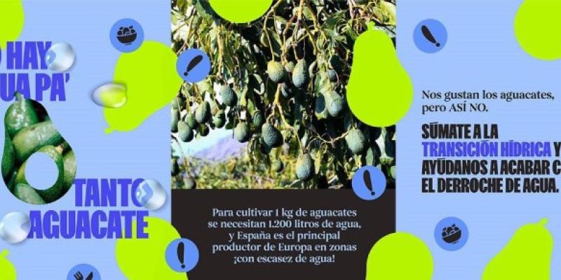 Cartel No hay agua pa’ tanto | Imagen de WWF Cartel de la campaña