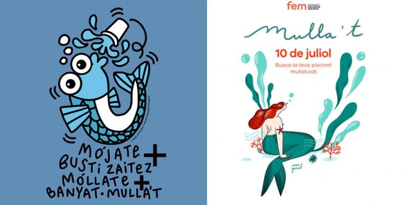 Cartel del reto 'Mójate por la Esclerosis Múltiple' 2022 - Google Imágenes Apoyemos la investigación de la esclerosis múltiple
