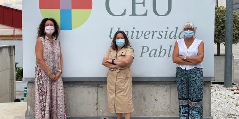 profesoras Sádaba, Muñoz y Escudero de la Universidad CEU San Pablo