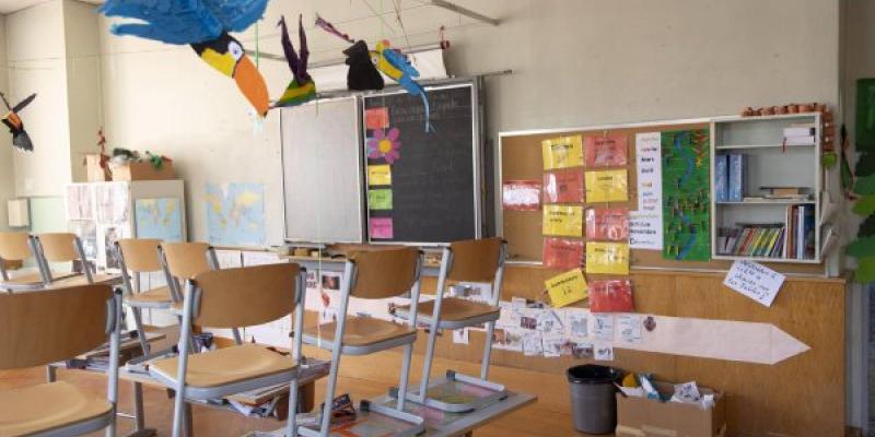 Las escuelas cerradas en Europa/ EFE Escuelas cerradas