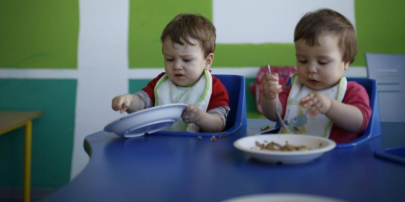 Niños en una escuela infantil Escuela infantil / Marcos Míguez, La Voz de Galicia