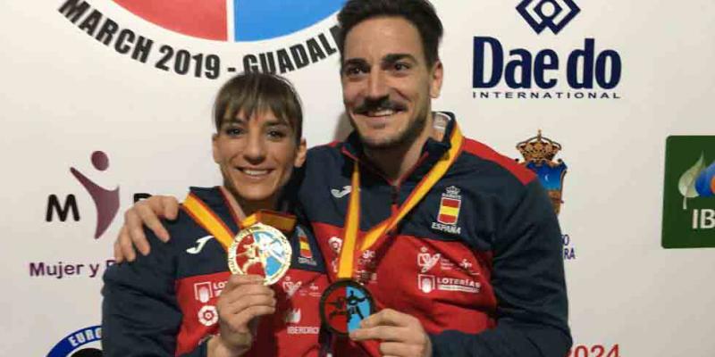 Damián Quintero / El País Sandra Sánchez y Damián Quintero, los karatecas españoles que han reinado en Estambul