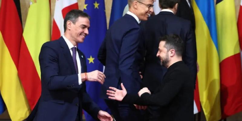 PURL - FOto: EFE El presidente español, Pedro Sánchez y el presidente ucraniano, Volodímir Zelensk
