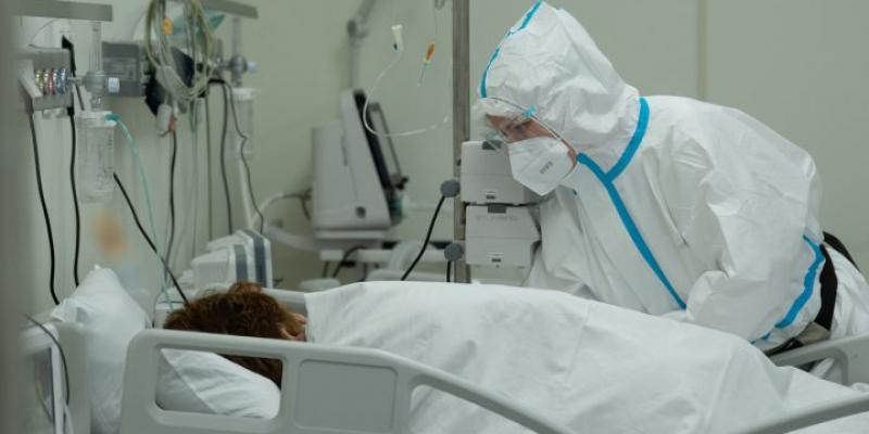 MOSCOW NEWS AGENCY via REUTERS Contagiado de Covid en el hospital