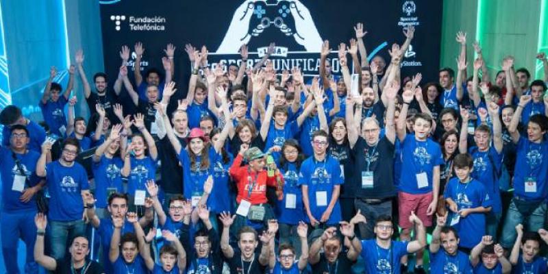Los participantes del Esports Unificados - Fundación Telefónica El campeonato Esports Unificados