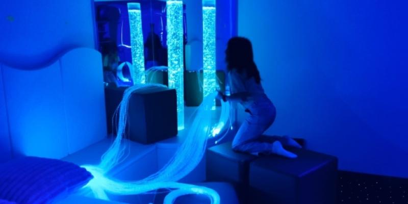 Aula multisensorial creada en el proyecto del l Arratiako Zulaibar Lanbide Ikastegia | Foto de CaixaBank Dualiza Aula multisensorial creada en el proyecto del l Arratiako Zulaibar Lanbide Ikastegia