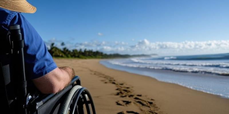 Personas con movilidad reducida y verano Las personas con movilidad reducida tienen derecho a ir a la playa