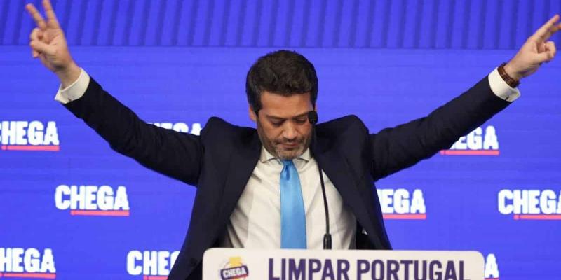 Imagen del líder de la extrema derecha en Portugal/infoLibre La extrema derecha gana terreno en Portugal