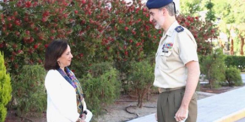 Felipe VI reconoce la labor de los militares. Foto de Servimedia Felipe VI felicita a las Fuerzas Armadas