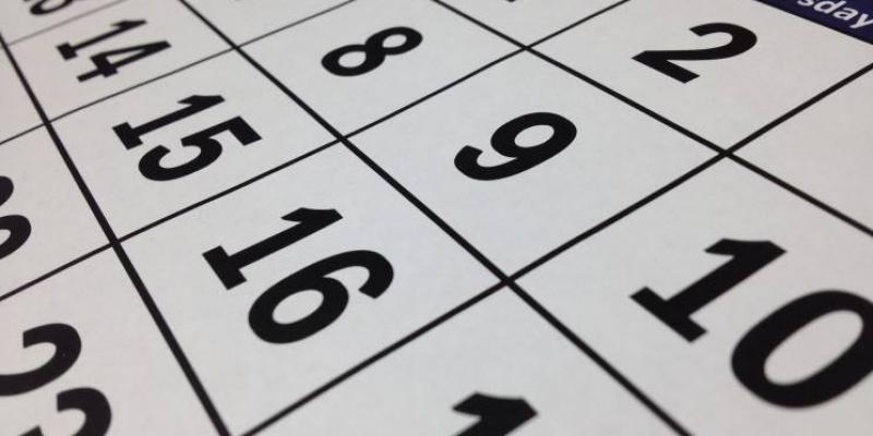 Calendario laboral / Pixabay Página de un calendario