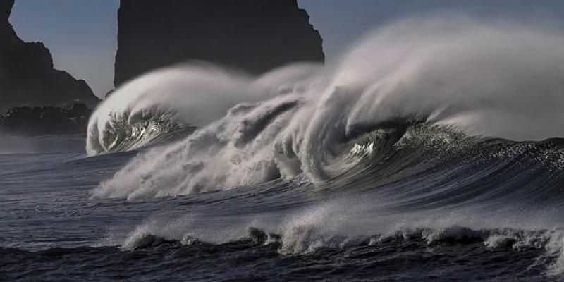 Formación olas del mar Olas del mar